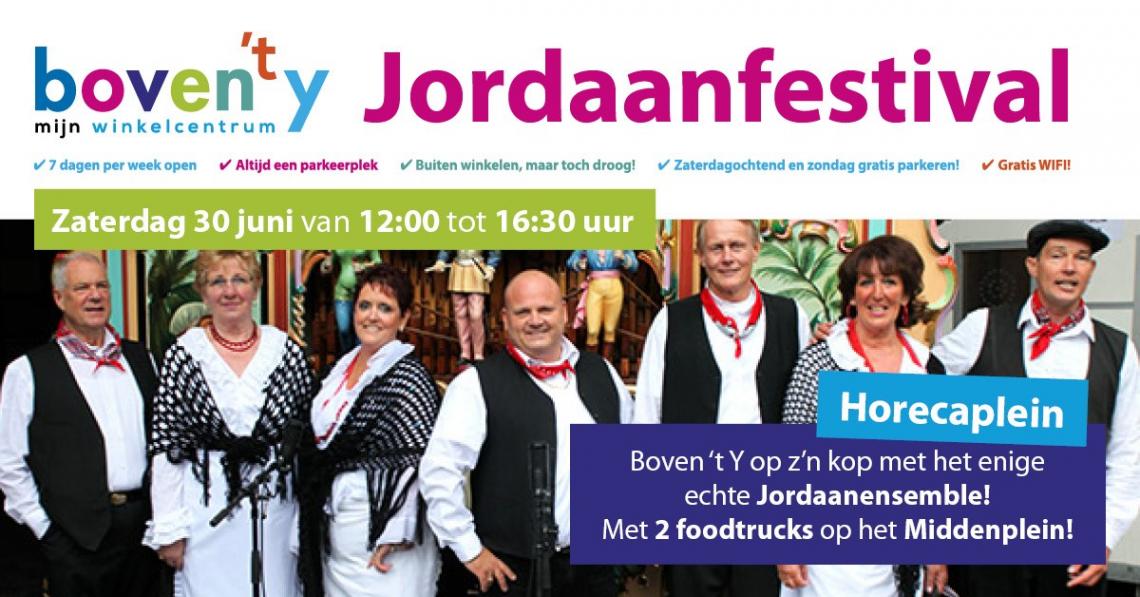 jordaanfestival winkelcentrum boven 't y buikslotermeerplein in amsterdam noord