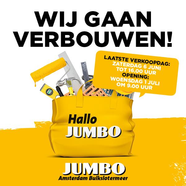 Jumbo verbouwen 2020 winkelcentrum boven t y amsterdam noord buikslotermeerplein