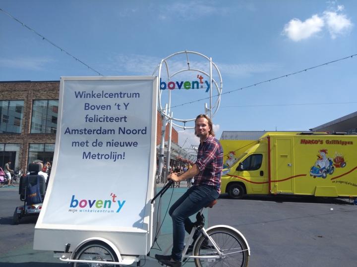 Winkelcentrum Boven 't Y feliciteert Amsterdam Noord 