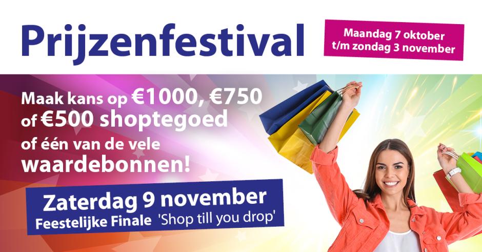Prijzenfestival op winkelcentrum boven t y buikslotermeerplein amsterdam noord 05-10-2019 tm 03-11-2019