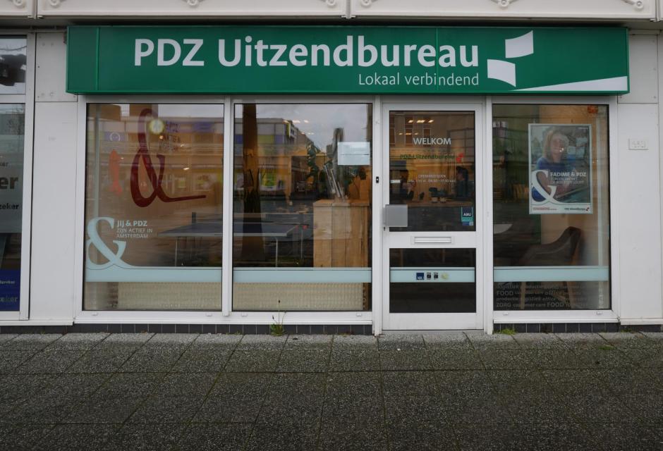 PDZ Uitzendbureau Winkelcentrum Boven 't Y buikslotermeerplein amsterdam noord